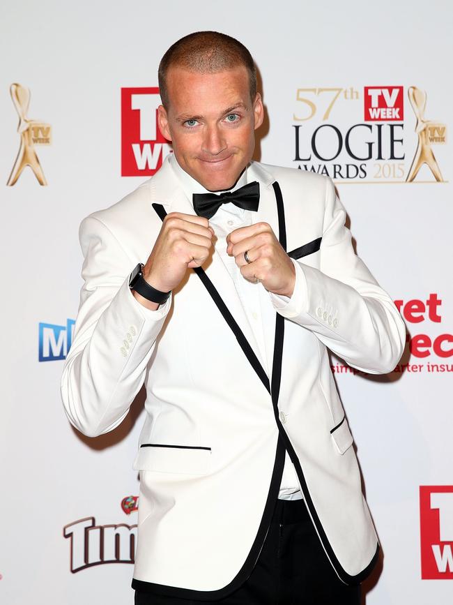 Jules Lund on the red carpet at the 2015 Logie Awards at Crown Casino in Melbourne. Picture: Getty
