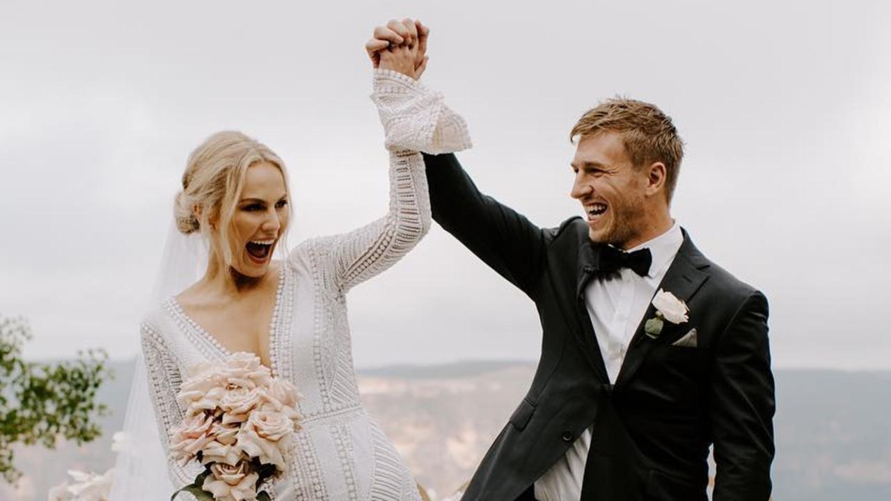 Charlotte Goodlet and Kieren Jack married.
