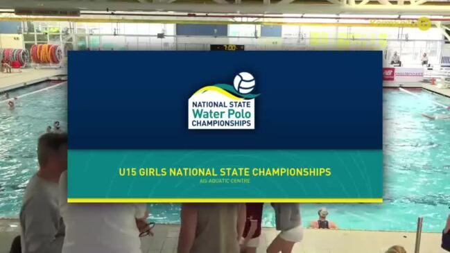 Replay: Water Polo National State Championships Day 3 - ACT v SA (15&U Girls)