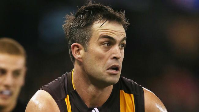 Fallen former AFL star Brian Lake has been arrested and charged following an alleged violent incident.