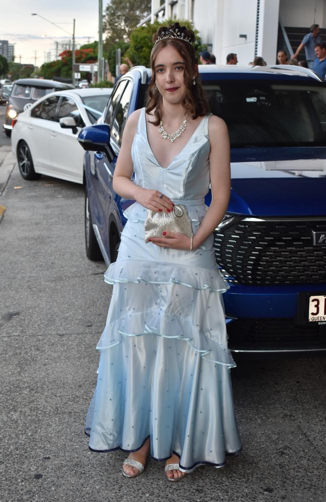 Felicity Carvosso at the Beerwah State High School Formal held at Maroochy RSL on November 14, 2024. Picture: Sam Turner