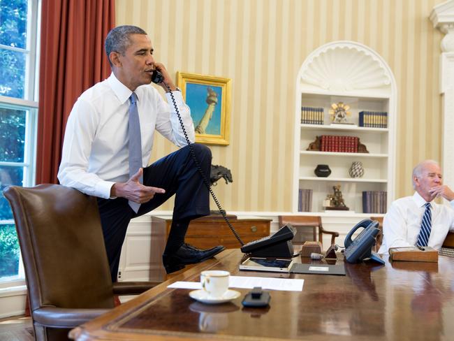 President Barack Obama and his Vice President Joe Biden.