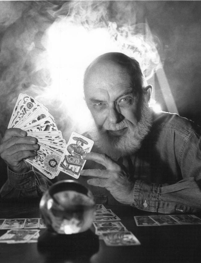 Psychic investigator James “the Amazing Randi”, in Melbourne in 1993.