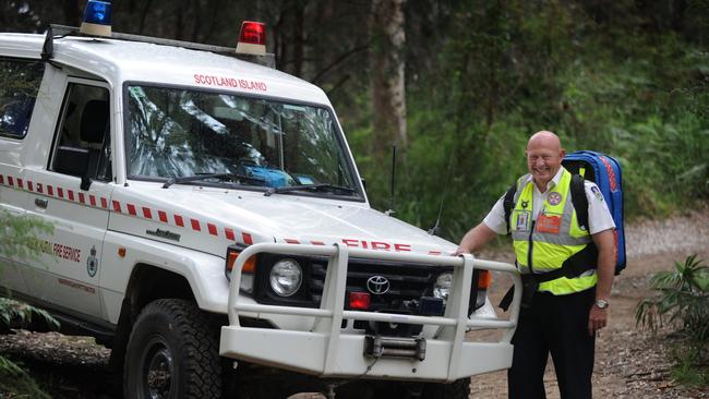 Councillor Ian White is a volunteer ambulance officer and part of the island's first response team.