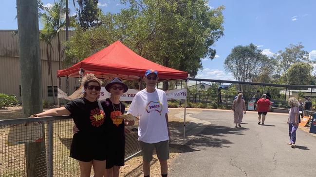 There were no lines at the polling booth at Southside State Primary School in Gympie.