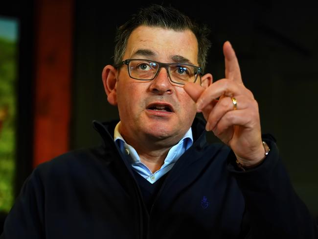 After Covid, it was always going to be problematic appointing Dan Andrews to chair a youth mental health organisation. Picture: Luis Enrique Ascui