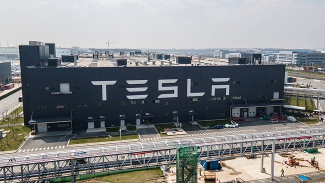 Experts, including Musk’s Shanghai fan club, say the reason Tesla sales are falling in China is just due to competition. Picture: Xiaolu Chu/Getty Images