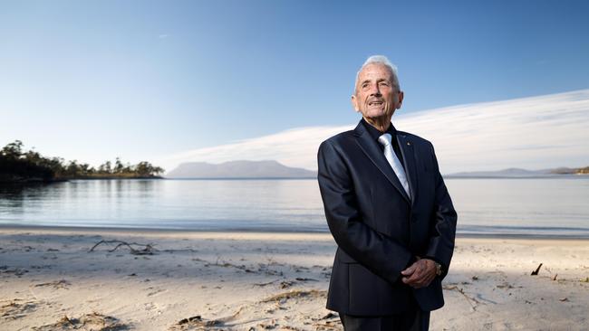 Glamorgan Spring Bay Mayor Michael Kent a supporter of the Cambria Green proposal on Tasmania's east coast. Photographed near his home at Orford PICTURE: Peter Mathew