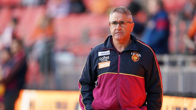 Brisbane coach Chris Fagan informed Rayner he “was close to the axe” before the Lions 56-point win over St Kilda last month. Picture: Matt King/Getty Images