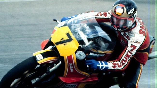 Barry Sheene won consecutive 500cc world championships in 1976-77.