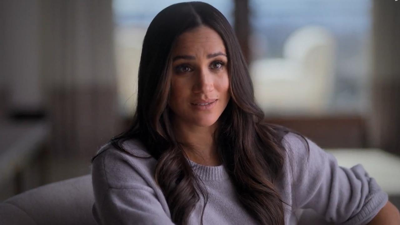 The Duchess of Sussex said curtsying made her feel like she was living in “Medieval times.” Picture: Netflix