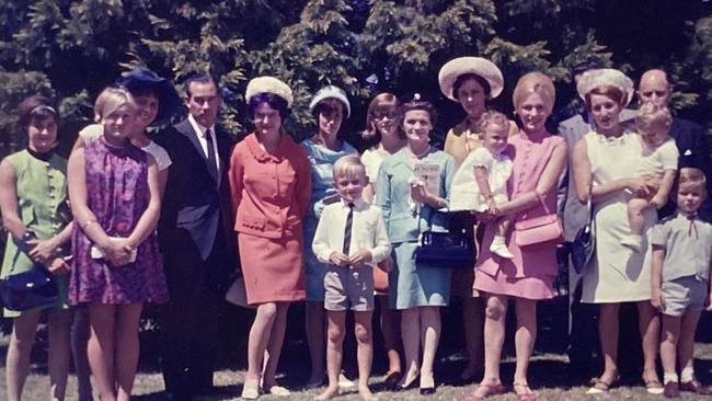 Happy days: Nikki Gemmell's christening in Wollongong