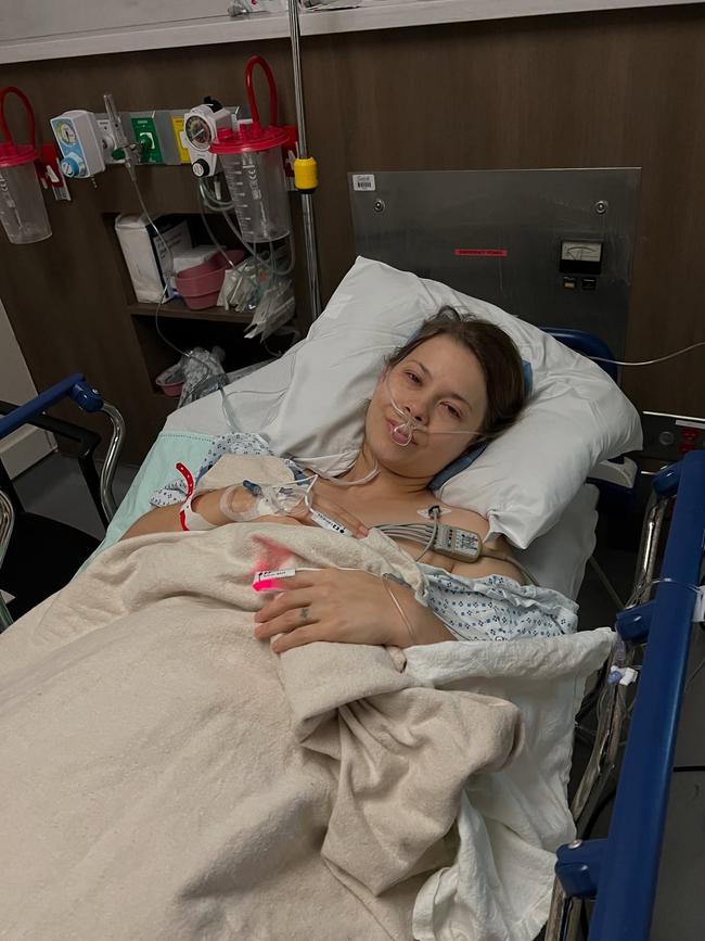 Bindi Irwin was rushed to hospital last month. Picture: Instagram/bindisueirwin.