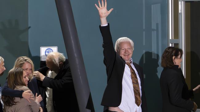 Julian Assange arrived in Canberra on June 26. Picture: NewsWire / Martin Ollman