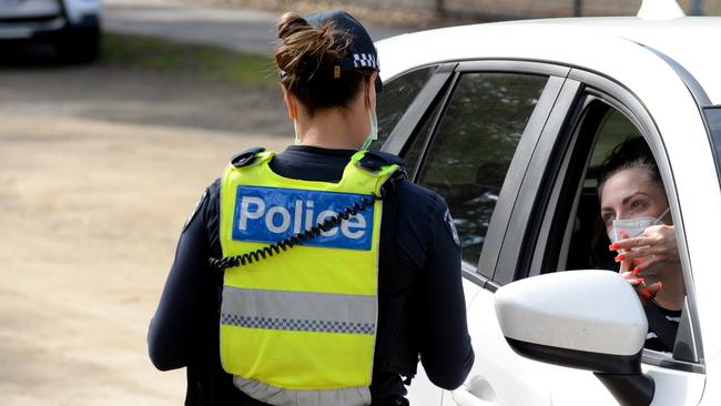 A man has been charged with stealing, wearing a police officer uniform. Picture: NCA NewsWire / Andrew Henshaw