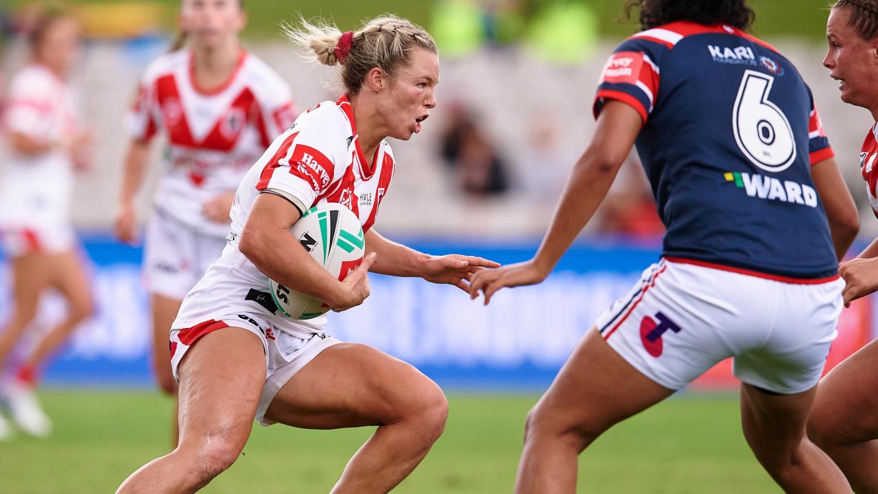 Emma Tonegato has been outstanding for the Dragons this season. Picture: Brett Hemmings/Getty Images