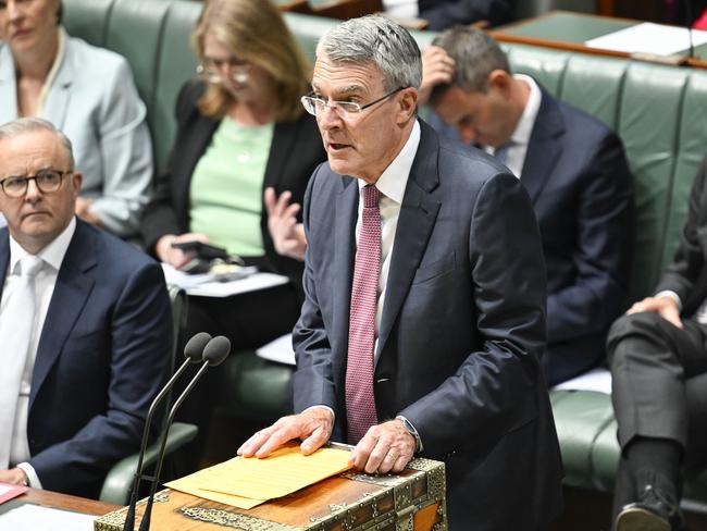 CANBERRA, AUSTRALIA  - NewsWire Photos - February 10, 2025:  Attorney-General of Australia, Mark Dreyfus during Question Time at Parliament House in Canberra. Picture: NewsWire / Martin Ollman