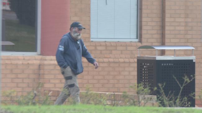 Anthony Allan Aldridge (Formerly Medlow) outside the Elizabeth Magistrates Court. Picture Jason Katsaras