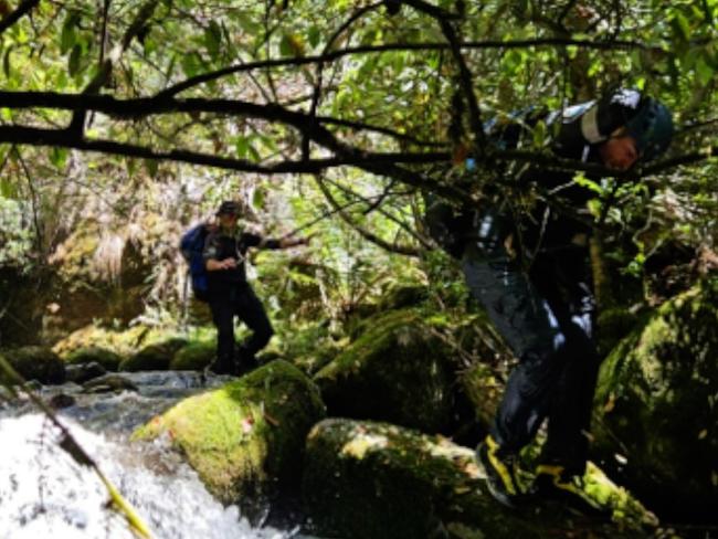 The search has been focused around waterways. Picture: NSW Police