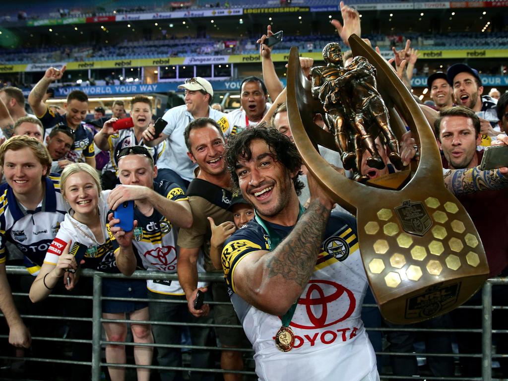 Cowboys win 2015 NRL premiership with Kyle Feldt try