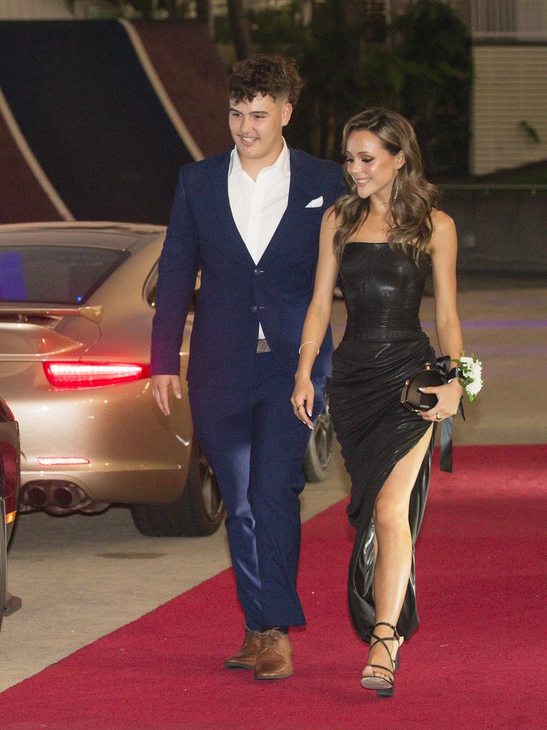 Arrivals at the Southport State High school formal held at Sea World. Picture: Glenn Campbell