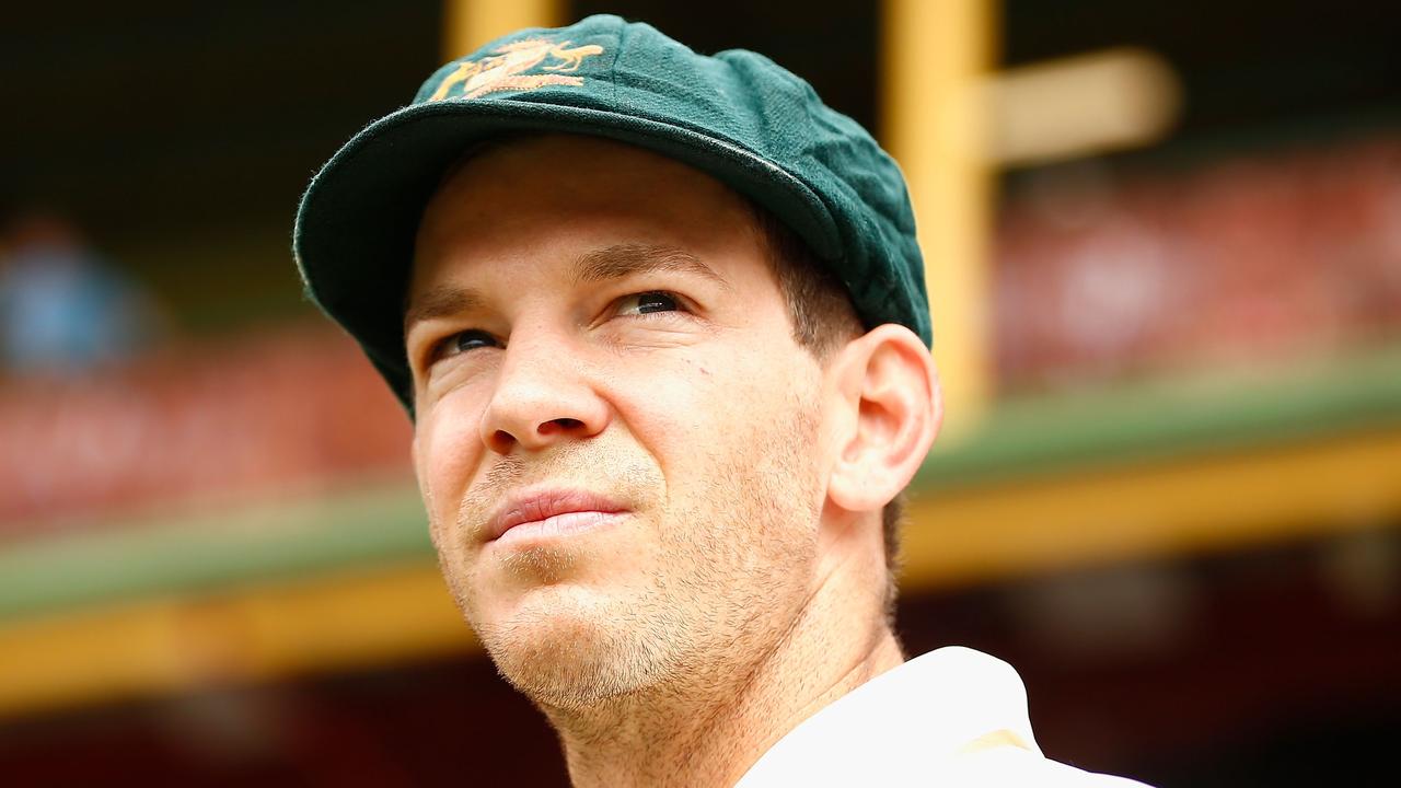 Allan Border wants Tim Paine to step up. (Photo by JEREMY NG / AFP)