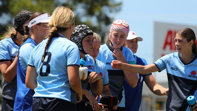 Rory Muller of NSW after scoring for NSW. r