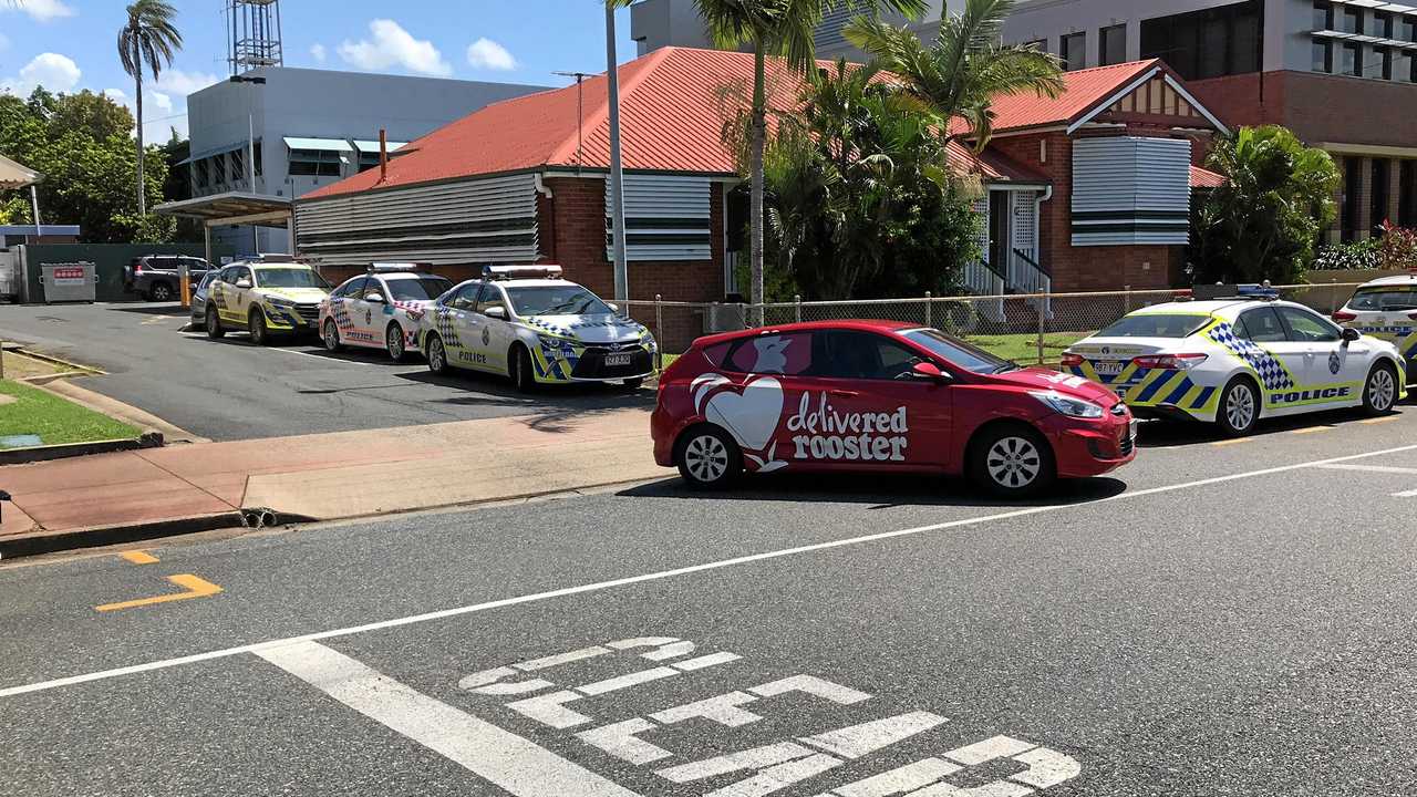 Red Rooster delivering to Mackay watchhouse. Picture: Janessa Ekert