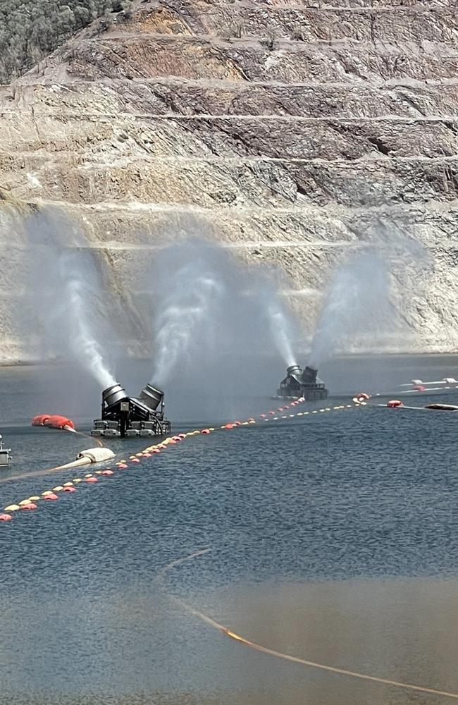 Mechanical evaporators at 29Metals’ Capricorn Copper mine, north of Mount Isa.