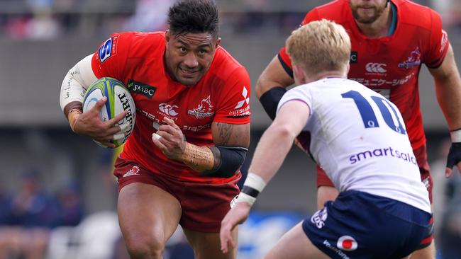 Amanaki Mafi takes in action for the Sunwolves. Picture: Getty