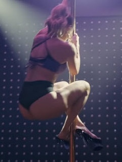 J Lo shows off her moves in Hustlers.