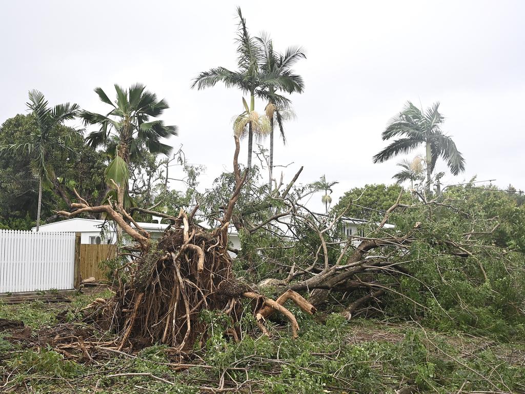 Townsville was hit hard by Cyclone Kirrily in January 2024. Picture: Ian Hitchcock/Getty Images