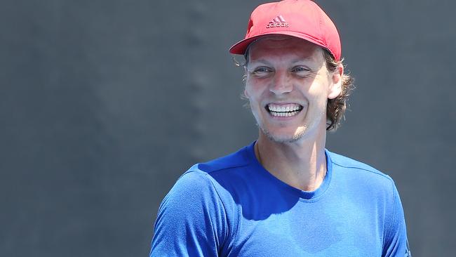 De Minaur faces Tomas Berdych of the Czech Republic in his opening match