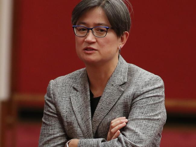 ‘The people who need defending are the people she attacks’ - Penny Wong. Picture Gary Ramage