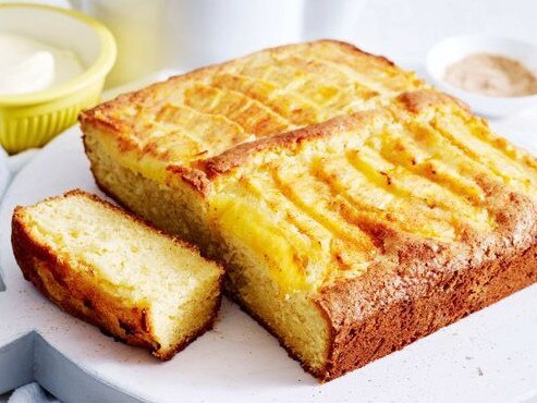 Pineapple tea cake.