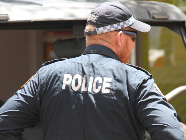 Northern Territory police in Alice Springs, Todd Mall. Picture: Gera Kazakov generic NT Police NTPFES