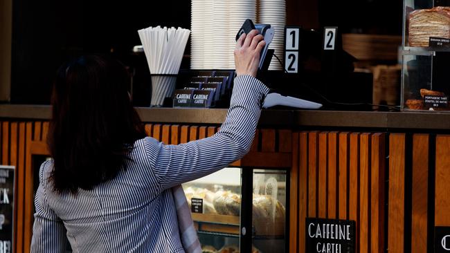 SYDNEY, AUSTRALIA - NewsWire Photos JUNE 18, 2024: Card purchases across Australia attracted nearly $2bn in service fees last financial year, prompting calls for greater transparency by a top Reserve Bank official. Picture: NewsWire / Nikki Short