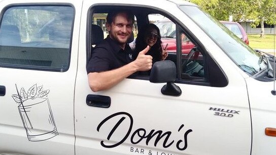 Dom's Bar &amp; Lounge ute has been stolen. Picture: Facebook.