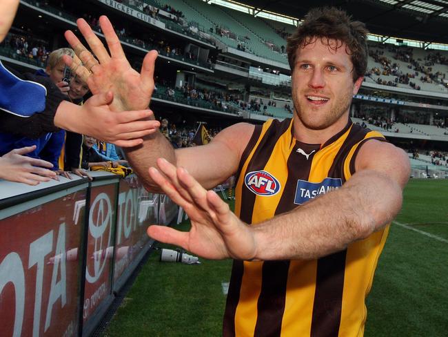 Campbell Brown celebrated his 150th game milestone.