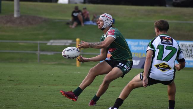 Meninga Cup semi-final action between the Ipswich Jets and Townsville Blackhawks. Saturday April 15, 2023.