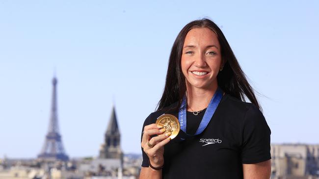 Gold medallist swimmer Lani Pallister. Picture: Adam Head