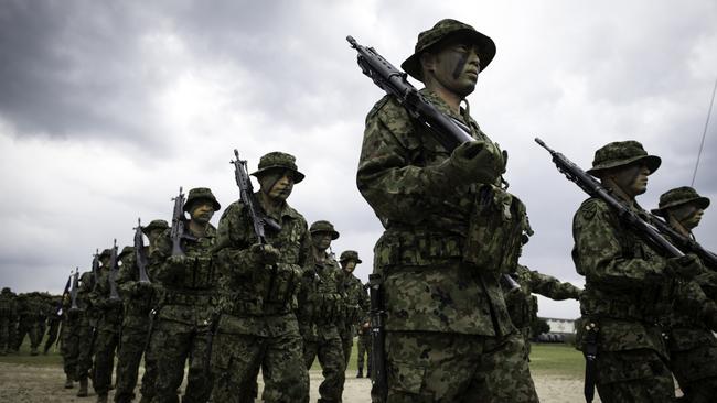 The ARDB possess artillery assets, engineers and even Osprey tiltrotors. (Photo by Richard Atrero de Guzman/NurPhoto via Getty Images)