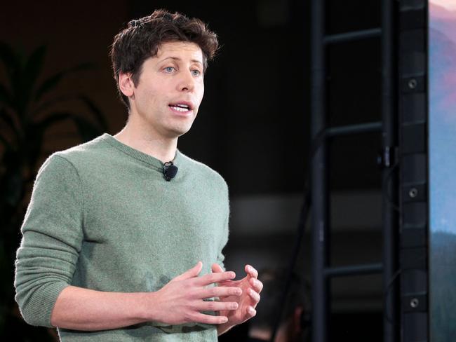 OpenAI chief executive Sam Altman, whose company’s reputation is staked on its cybersecurity. Picture: Jason Redmond / AFP