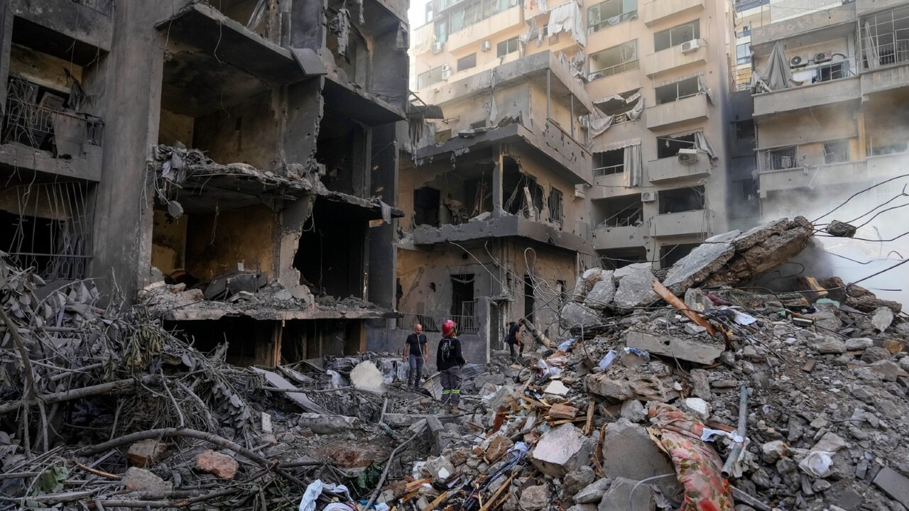 Rescue efforts underway in Beirut following recent Israeli airstrikes