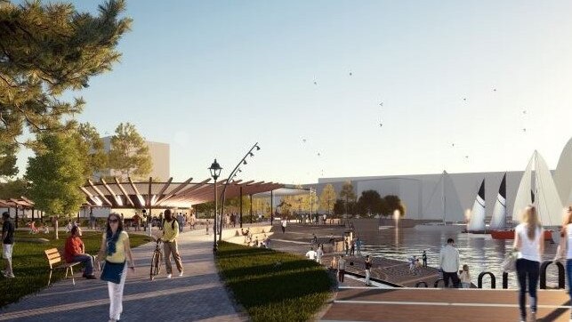 Option 1 for the Glenelg redevelopment of the old Buffalo site. Pic: Supplied