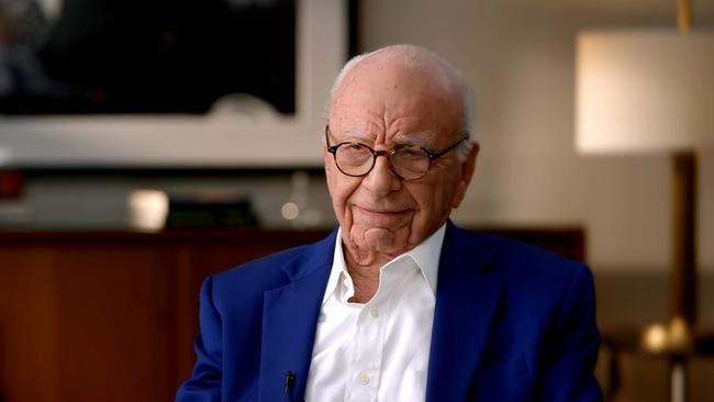 Chairman Emeritus of News Corp and Fox Corporation Rupert Murdoch.