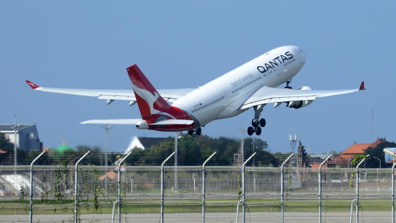 Qantas has launched a major campaign to thank fully vaccinated travellers. Picture: Sonny Tumbelaka/AFP