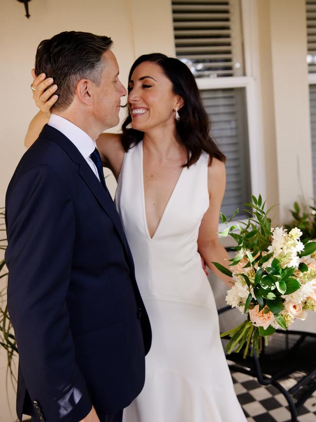 Hindmarsh MP and federal Labor frontbencher Mark Butler and journalist Daniela Ritorto. Picture: Gretl Watson-Blazewicz