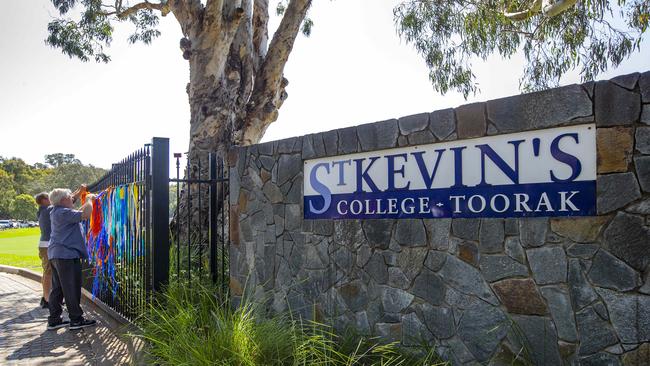 St Kevins College has recently been the site of serious public image scandals. Picture: Sarah Matray