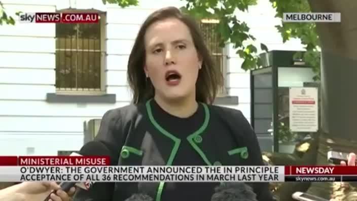 Kelly O'Dwyer says politicians 'must respect taxpayers money'